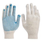 Перчатки трикотажные усиленные, с ПВХ точкой, 7 класс вязки Россия Перчатки трикотажные усиленные, с ПВХ точкой, 7 класс вязки Россия
