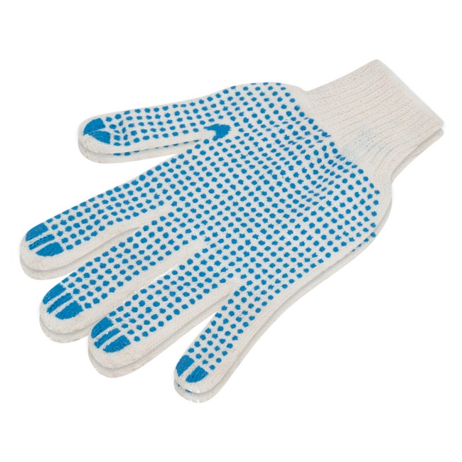 Перчатки трикотажные усиленные, с ПВХ точкой, 7 класс вязки Россия Перчатки трикотажные усиленные, с ПВХ точкой, 7 класс вязки Россия