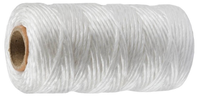 ЗУБР d 1.8 мм, 60 м, 1200 текс, 50 кгс, белый, полипропиленовый шпагат (50031-060) ЗУБР d 1.8 мм, 60 м, 1200 текс, 50 кгс, белый, полипропиленовый шпагат (50031-060)