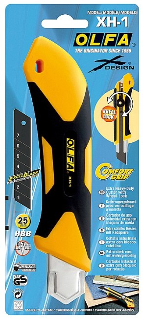 OLFA 25 мм, с сегментированным лезвием, нож (OL-XH-1) OLFA 25 мм, с сегментированным лезвием, нож (OL-XH-1)