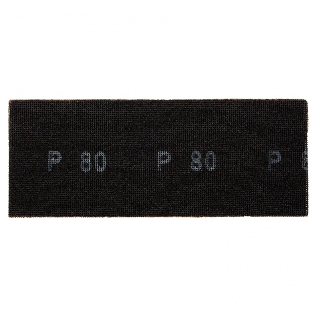 Сетка абразивная, P 80, 115 х 280 мм, 5 шт Denzel