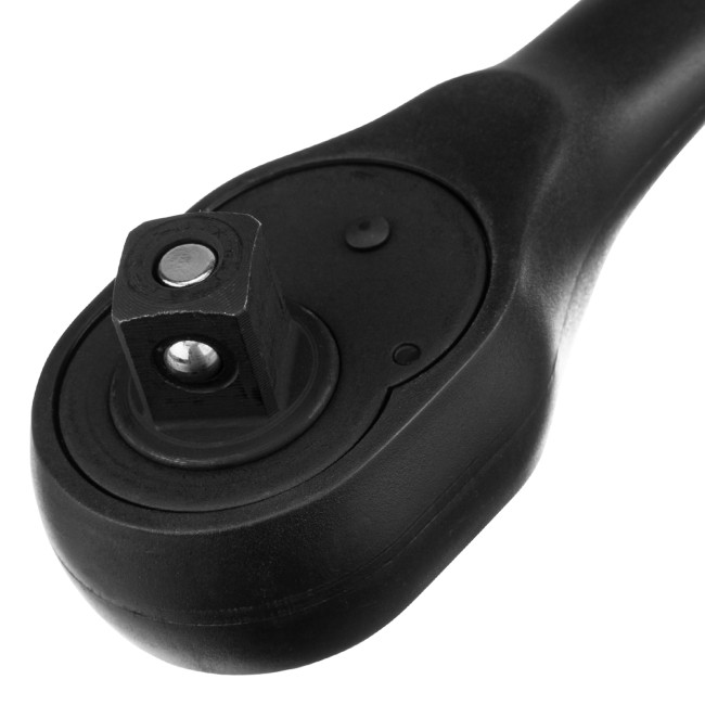 Ключ-трещотка 1/2, 72 зуба, с быстрым сбросом, CrV, двухкомпонентная рукоятка Matrix Ключ-трещотка 1/2, 72 зуба, с быстрым сбросом, CrV, двухкомпонентная рукоятка Matrix