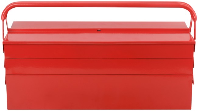 Ящик для инструмента металлический с 4-мя раздвижными отделениями  530х200х200 мм