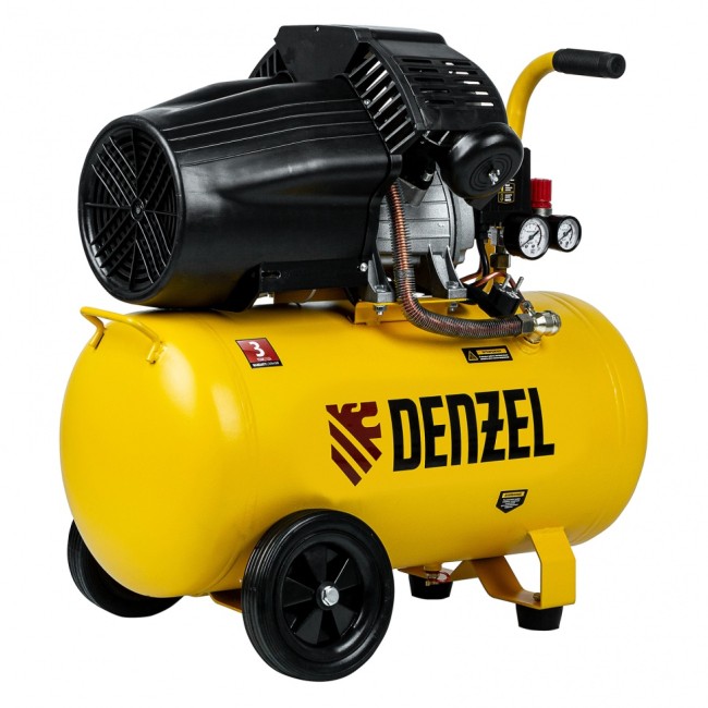 Компрессор воздушный DCV2200/50, прямой привод, 2.2 кВт, 50 литров, 380 л/мин Denzel Компрессор воздушный DCV2200/50, прямой привод, 2.2 кВт, 50 литров, 380 л/мин Denzel
