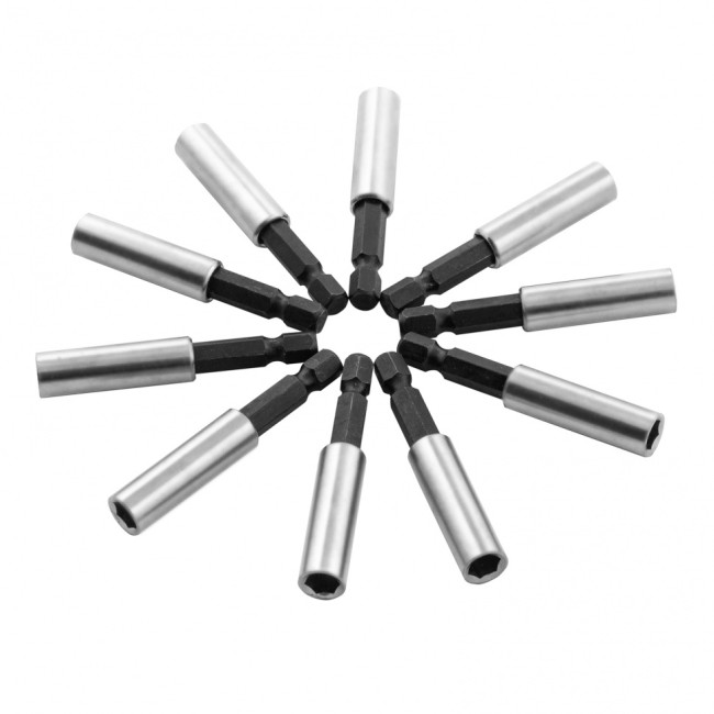 Адаптер магнитный для бит, шестигранный, 10 шт. Matrix Адаптер магнитный для бит, шестигранный, 10 шт. Matrix