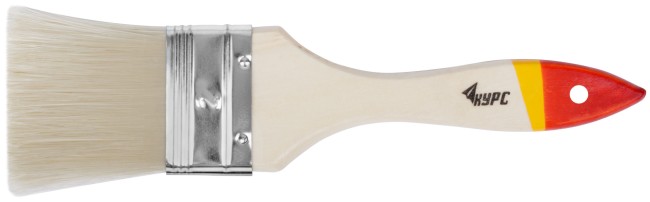 Кисть флейцевая "Модерн", иск. щетина, деревянная ручка 2" (50 мм) Кисть флейцевая "Модерн", иск. щетина, деревянная ручка 2" (50 мм)