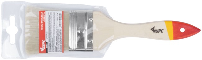 Кисть флейцевая "Модерн", иск. щетина, деревянная ручка 2" (50 мм) Кисть флейцевая "Модерн", иск. щетина, деревянная ручка 2" (50 мм)