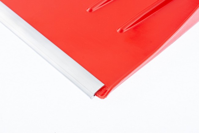 Лопата для уборки снега пластиковая, красная, 400 х 420 мм, без черенка, Россия, Сибртех