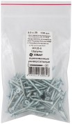 Шурупы оцинкованные, универсальные 3 х 25 100 шт Фасовка Шурупы оцинкованные, универсальные 3 х 25 100 шт Фасовка