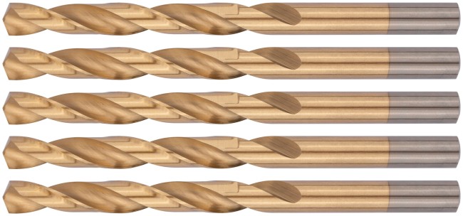 Сверла HSS по металлу, титановое покрытие 9,0 мм ( 5 шт.) Сверла HSS по металлу, титановое покрытие 9,0 мм ( 5 шт.)