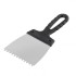 Шпатель из нержавеющей стали, 100 мм, зуб 4 х 4 мм, пластмассовая ручка Sparta Шпатель из нержавеющей стали, 100 мм, зуб 4 х 4 мм, пластмассовая ручка Sparta