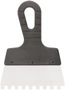 Шпатель фасадный нержавеющий зубчатый 150 мм / зуб  8 мм