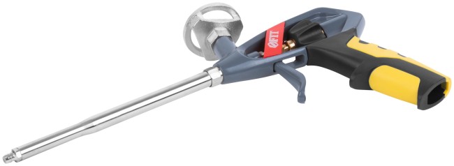 Пистолет для монтажной пены, Профи, усиленный, прорезиненная ручка