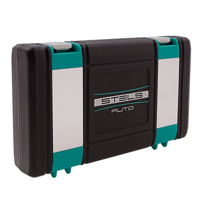 Набор инструментов, 1/4", Cr-V, S2, усиленный кейс, 47 предметов Stels Набор инструментов, 1/4", Cr-V, S2, усиленный кейс, 47 предметов Stels