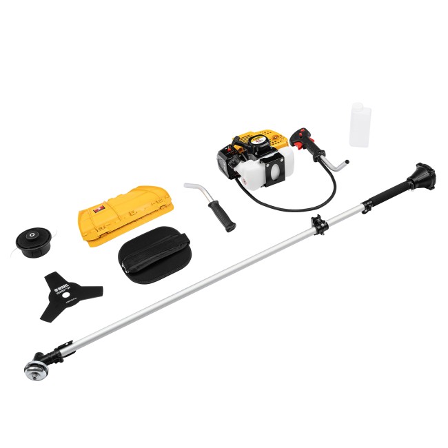 Триммер бензиновый DTS-43, 43 см3, неразъемная штанга, состоит из 2 частей Denzel Триммер бензиновый DTS-43, 43 см3, неразъемная штанга, состоит из 2 частей Denzel