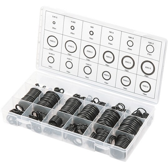 Набор резиновых уплотнительных прокладок, D 3-23 мм, 279 предметов Сибртех Набор резиновых уплотнительных прокладок, D 3-23 мм, 279 предметов Сибртех