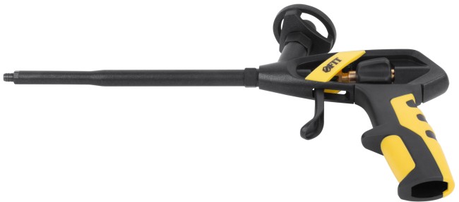 Пистолет для монтажной пены, Профи, усиленный, прорезиненная ручка, тефлоновое покрытие