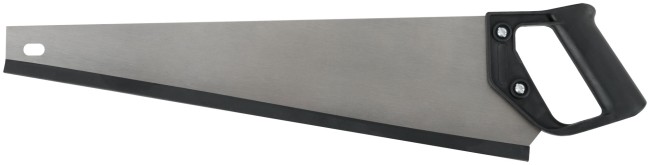 Ножовка по дереву "Эконом", средний зуб, шаг 4,5 мм, пластиковая ручка, 450 мм