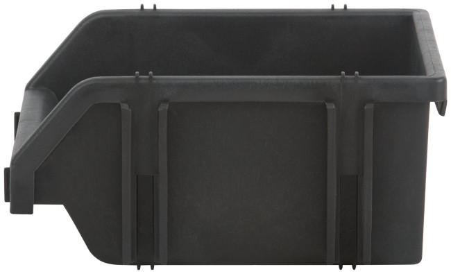 Лоток для крепежа пластиковый черный  75х110х165 мм
