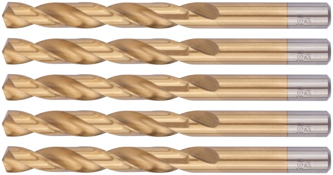 Сверла HSS по металлу, титановое покрытие 12,0 мм ( 5 шт.)