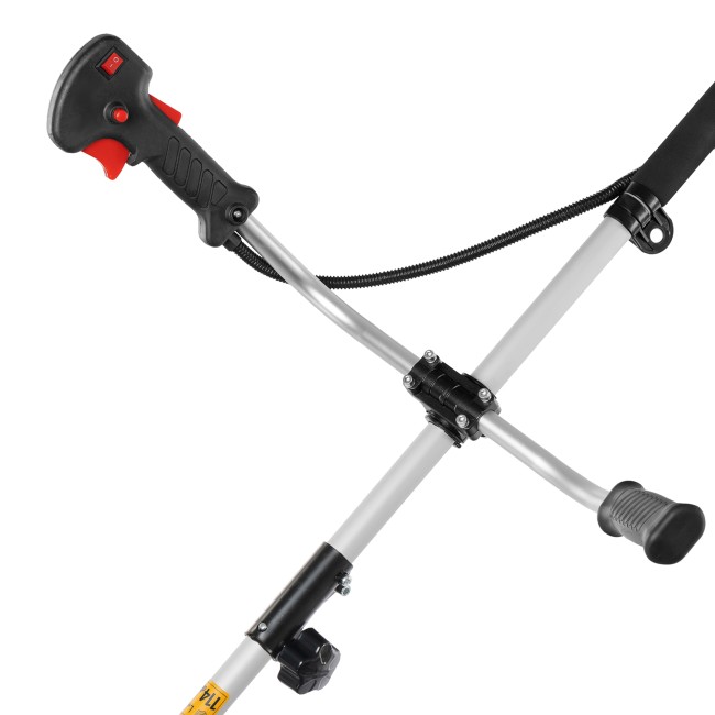 Триммер бензиновый DTS-43S, 43 см3, разъемная штанга, состоит из 2 частей Denzel Триммер бензиновый DTS-43S, 43 см3, разъемная штанга, состоит из 2 частей Denzel