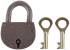Замок навесной сувальдный ЗВС-3, стальной корпус 50x50 мм, стальная дужка 8 мм