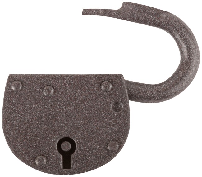 Замок навесной сувальдный ЗВС-3, стальной корпус 50x50 мм, стальная дужка 8 мм