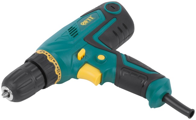 Дрель-Шуруповерт эл. 300 Вт; 0-500/1650 об/мин; БзП 10 мм; рез. накл.; 25 Нм; БС щеток; 1,2 кг; коробка