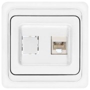 Розетка компьютерная, скрытая установка "UNIVERSAL"
