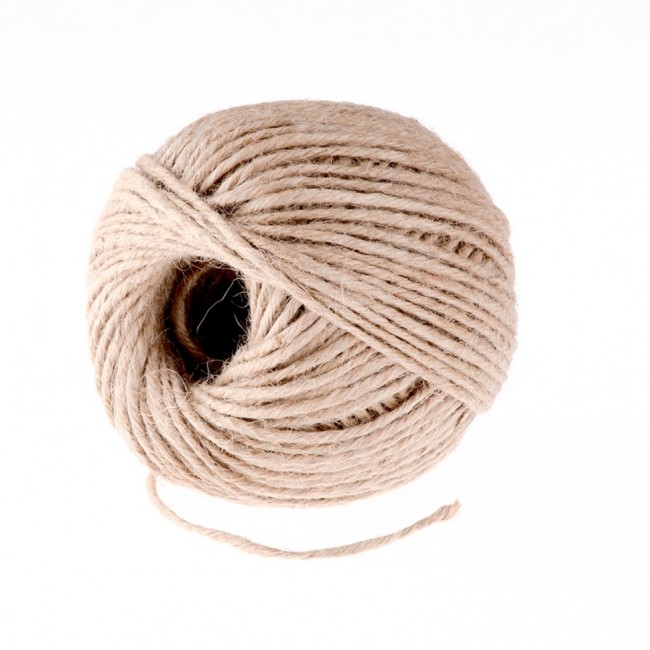 Шпагат джутовый, 2.5 мм, L 60 м, 5-ниточный , Россия Сибртех Шпагат джутовый, 2.5 мм, L 60 м, 5-ниточный , Россия Сибртех