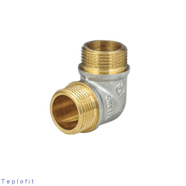 Угольник лат реборд Ду20 р/р никель ГОСТ Р 72337 Aquasfera 9005-02