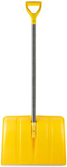 Лопата для уборки снега "Гардения Монблан" пластиковая, стеклопластиковый черенок 500x375х1340 мм