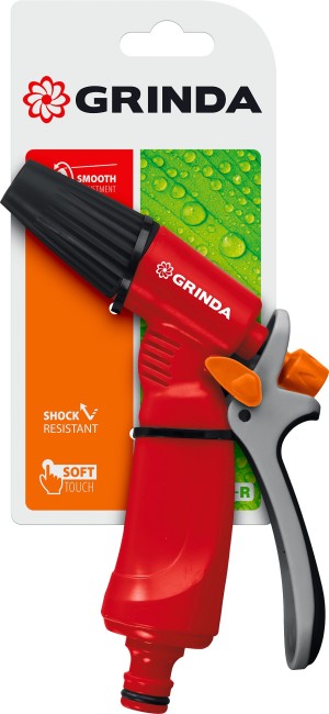 GRINDA P-R, плавная регулировка, курок сзади, пластиковый, поливочный пистолет (8-427361) GRINDA P-R, плавная регулировка, курок сзади, пластиковый, поливочный пистолет (8-427361)