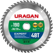 URAGAN Expert, 190 х 30/20 мм, 48Т, пильный диск по дереву (36802-190-30-48) URAGAN Expert, 190 х 30/20 мм, 48Т, пильный диск по дереву (36802-190-30-48)