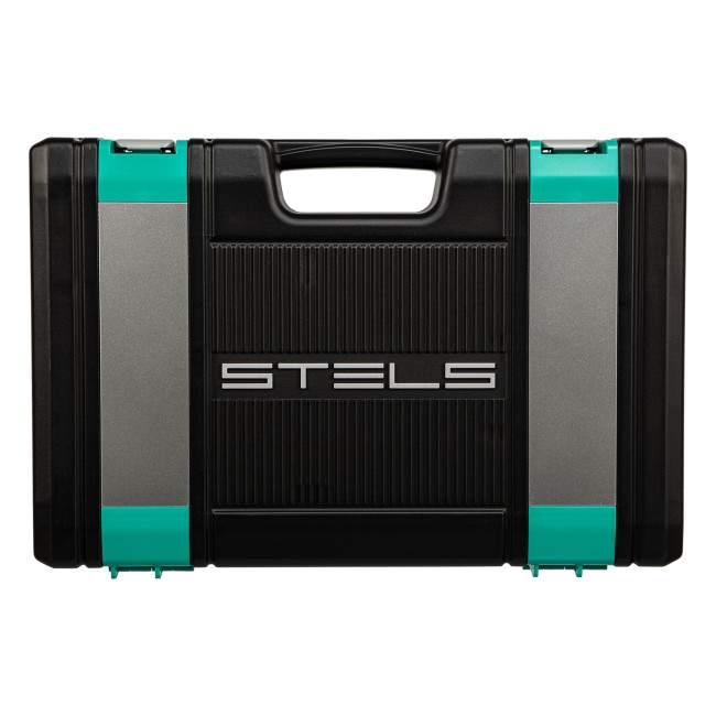 Набор инструментов, 1/2", 1/4", CrV, пластиковый кейс 76 предметов Stels