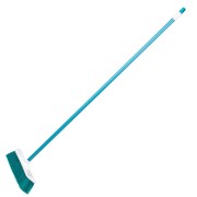 Щетка пластмассовая для подметания пола, 27 см, c черенком, 120 см, бирюзовая щетина, Home Palisad Щетка пластмассовая для подметания пола, 27 см, c черенком, 120 см, бирюзовая щетина, Home Palisad