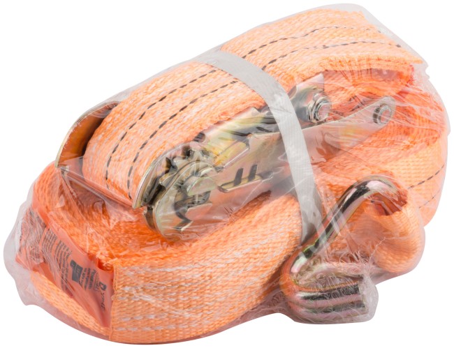 Ремень для крепления груза, храповый механизм, лента 38 мм х 12 м, 1500 кг Ремень для крепления груза, храповый механизм, лента 38 мм х 12 м, 1500 кг