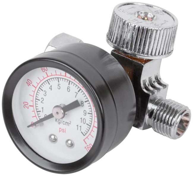 Регулятор подачи воздуха с манометром