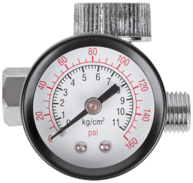 Регулятор подачи воздуха с манометром