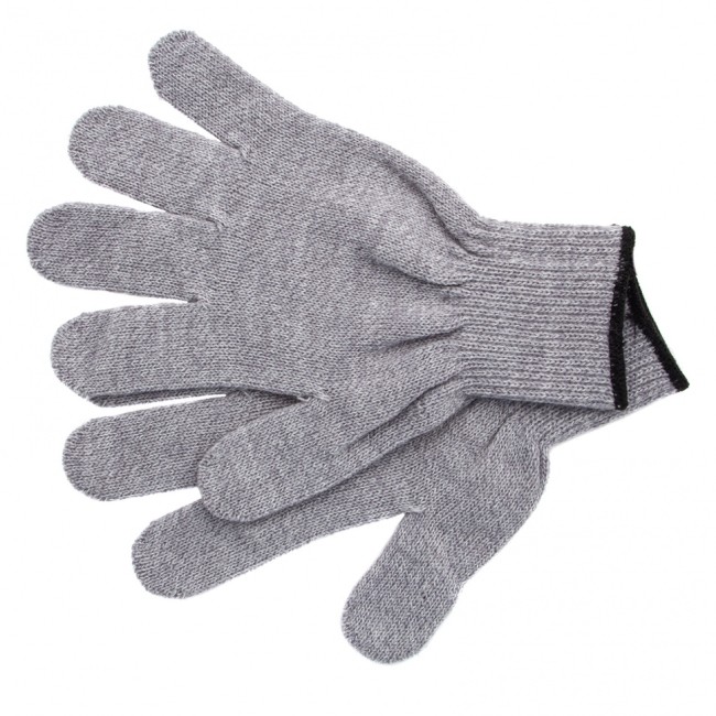 Перчатки трикотажные, акрил, серое мулине, оверлок Россия Сибртех Перчатки трикотажные, акрил, серое мулине, оверлок Россия Сибртех