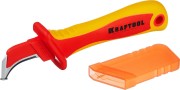 KRAFTOOL KN-7, 1000 В, изогнутый, диэлектрический нож электрика (45400) KRAFTOOL KN-7, 1000 В, изогнутый, диэлектрический нож электрика (45400)