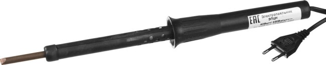 ЭПЦН Россия, 40 Вт, электропаяльник с пластиковой рукояткой (55401-40) ЭПЦН Россия, 40 Вт, электропаяльник с пластиковой рукояткой (55401-40)