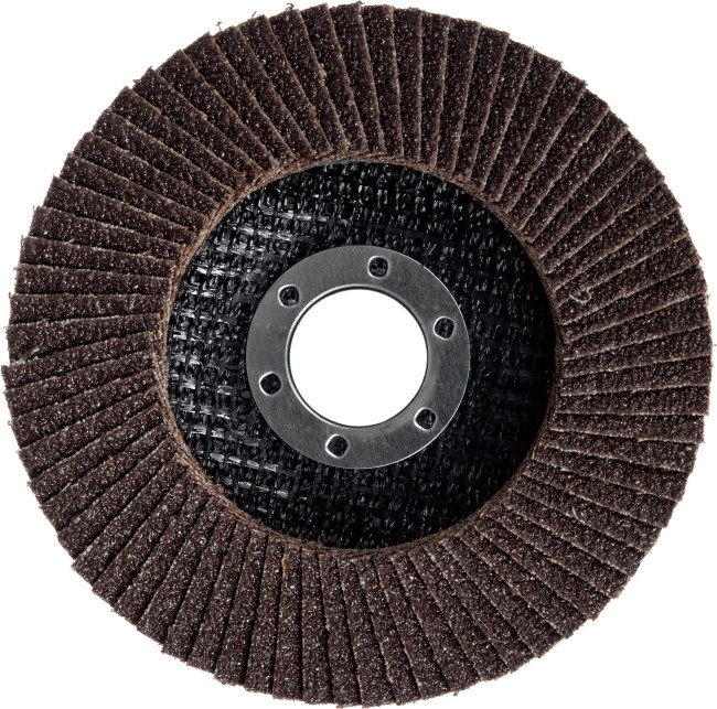 БАЗ 115 мм, P80, КЛТ, круг лепестковый торцевой (36563-115-40) БАЗ 115 мм, P80, КЛТ, круг лепестковый торцевой (36563-115-40)