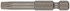 Биты WP, сталь S2, Профи, Torx 50 мм Т30, 10 шт.