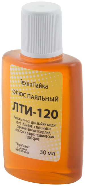 Флюс ЛТИ-120 (классический активный флюс) , 30 мл Флюс ЛТИ-120 (классический активный флюс) , 30 мл