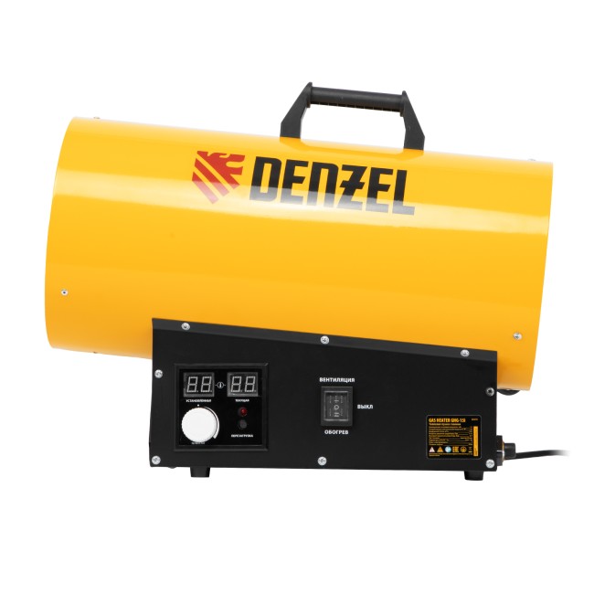 Газовая тепловая пушка GHG-15i, 15 кВт, цифровой термостат, пропан-бутан// Denzel Газовая тепловая пушка GHG-15i, 15 кВт, цифровой термостат, пропан-бутан// Denzel