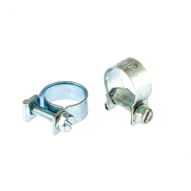Хомуты металлические, MINI 14-16 мм, ширина 9 мм, винтовой, W1, 2 шт Сибртех Хомуты металлические, MINI 14-16 мм, ширина 9 мм, винтовой, W1, 2 шт Сибртех