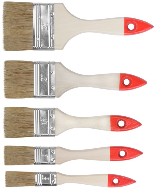Набор кистей "Оптима" 5 шт. (19, 25, 38, 50, 63 мм)