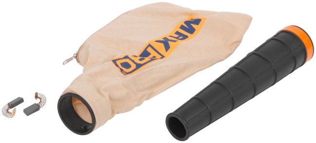 MAX-PRO Воздуходувка-пылесос 600 Вт; 6000-16000об/мин; 3500л/мин; дополнительные щетки; 1,5 кг; кор.