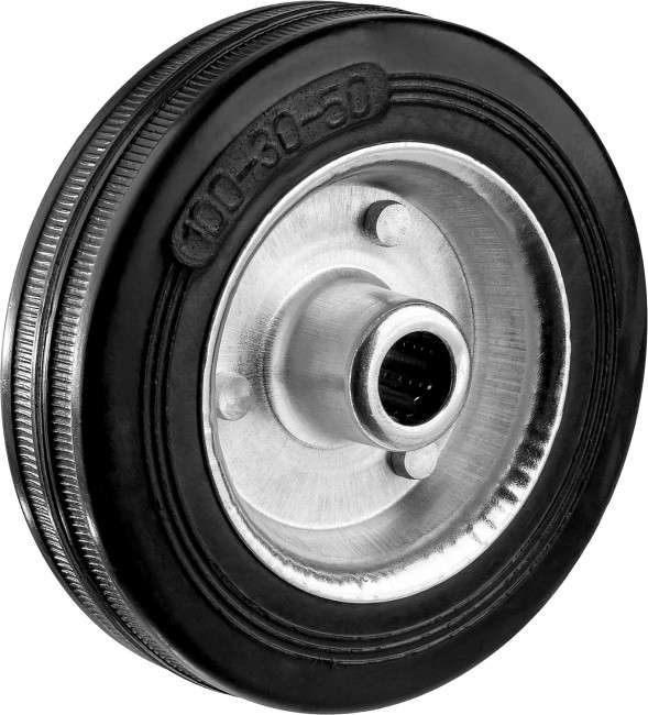 ЗУБР d 100 мм, г/п 70 кг, игольчатый подшипник, резина/металл, колесо, Профессионал (30936-100) ЗУБР d 100 мм, г/п 70 кг, игольчатый подшипник, резина/металл, колесо, Профессионал (30936-100)